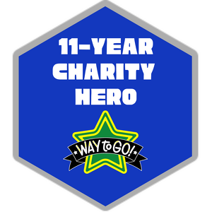 11 Year Charity Hero